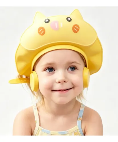 Gorro De Ducha Ajustable For Niños, Gorro De Baño