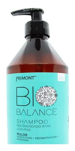 Primont Bio Balance Shampoo Vegano Low Poo Pelo Rulos 500ml