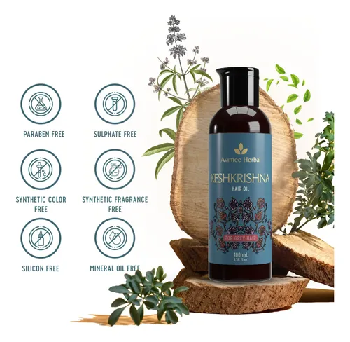 Aceite Capilar Avimee Herbal Keshkrishna Sin Aceites Mineral