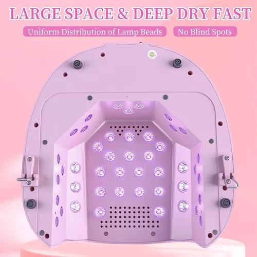 Lámpara Uv Led 126w Astonfog Púrpura, Secador De Uñas