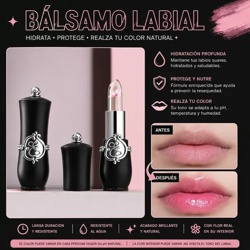 Bálsamo Labial Glow Efecto Natural
