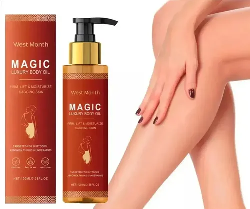 2 Botellas De Aceite Corporal Reafirmante Wm Magic Lm..