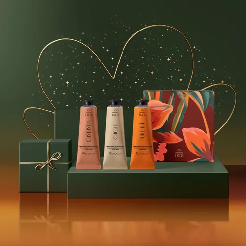 Kit Trío Crema Hidratante De Manos Ekos Natura 3 X 40 Gr