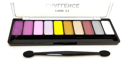 Paleta Sombras Ojos Challenge Pink 21 X Set 2 Unidades
