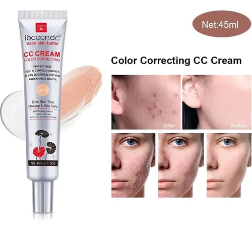 Cc Cream Correctora De Color Deerelf Oscura 1.5 Oz Spf25