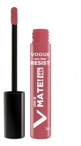 Labial Líquido Vogue Resist A Prueba De Besos Mate 3 Ml Color Fabulosa