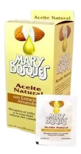 Aceite Natural Almendras Oleo Capilar Mary Bosques Caja X36u