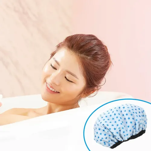 Gorro De Baño Para Mujer Triple Capa, Hecho De Microfibra
