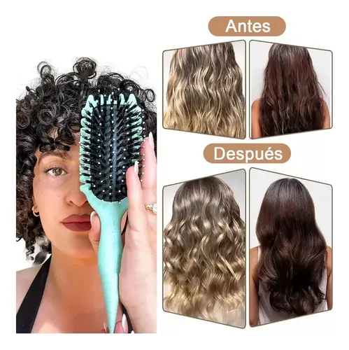 Pincel Bounce Curl Brush, Peine Rizado Define Style 2 Pzs Ne