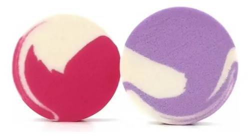 Set De 2 Esponjas Maquillaje De Latex Circulares 53 Mm