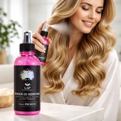 Shock De Keratina Lap Profesional 250ml Hidratación y Nutrición Capilar Antifrizz
