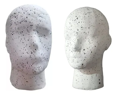 Cabeza Carton Exhibidor Para Lente, Gorros, Peluca