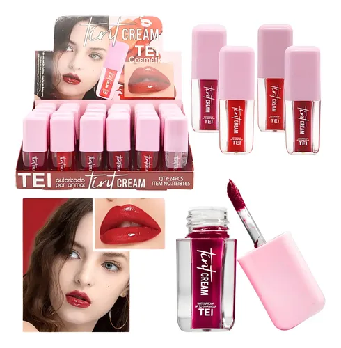 Tinta Cream Para Labios Waterproof Tei Cosmetica Maquillaje