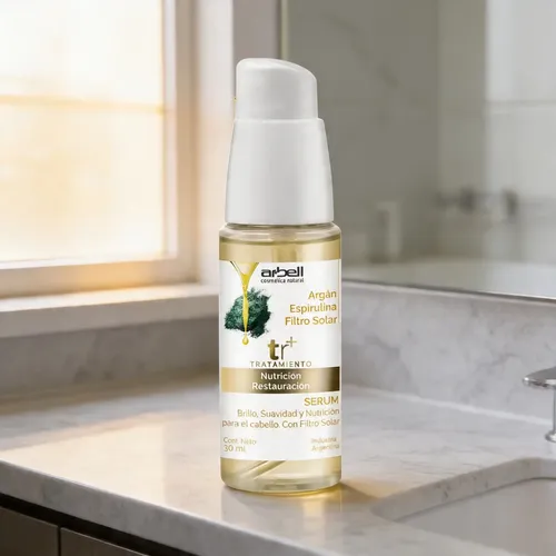 Serum Capilar Con Argan Espirulina Nutricion Restauracion