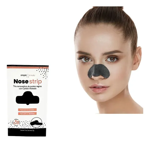 Banda Tira Elimina Puntos Negros Nariz- Nose Strip- Simple&beauty Tipo de piel Normal