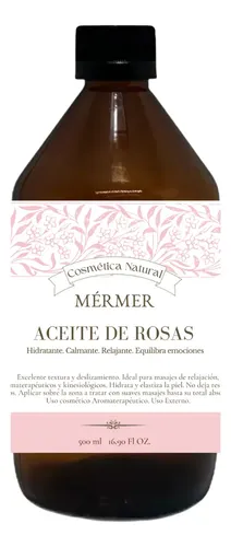 Oleo Natural De Rosas Para Masajes Relajantes 500 Ml