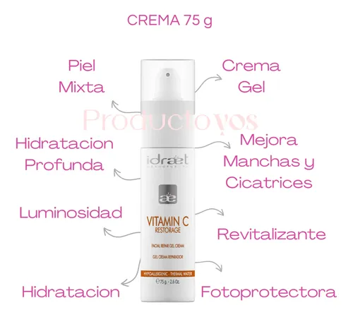 Skincare Rutina Piel Mixta Con Vitamina C Hidratacion Idraet