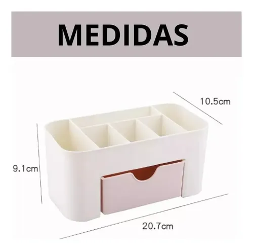 Organizador De Maquillaje Manicura Plástico Con Cajón