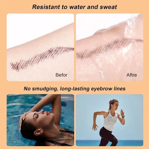 Lápiz Microblading Cejas Profesional Negro 3d
