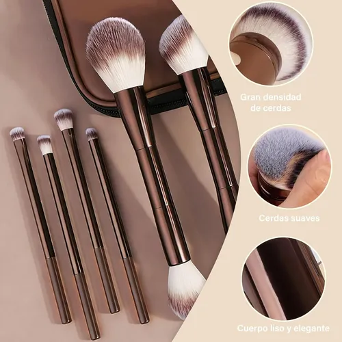 Brochas Para Maquillaje, 15 Set De Brochas Para Maquillaje