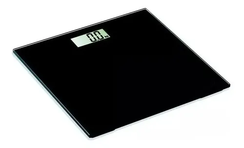Balanza De Baño Vidrio Y Acero Lcd Digital 150kg Cuadrada