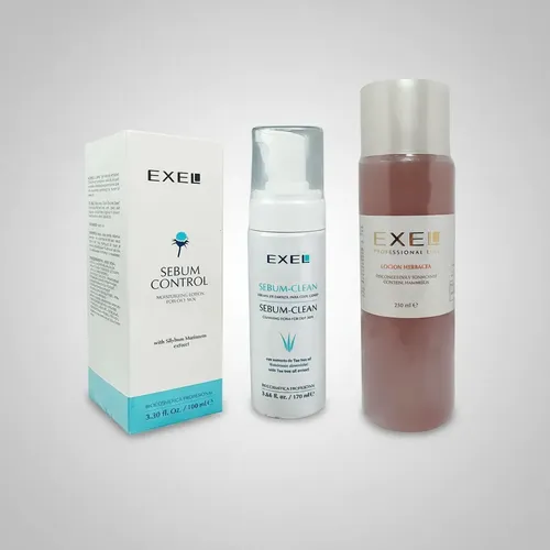 Kit Rutina Skincare Nutricion Y Control Piel Grasa Exel