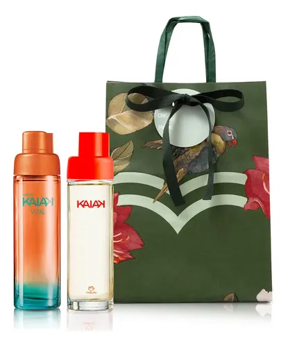 Set Perfumes Kaiak Edt Femenino Natura X2 25 Ml C/u