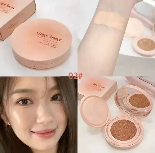 Base Maquillaje Cushion Acabado Natural Silky Soft Gege Bear