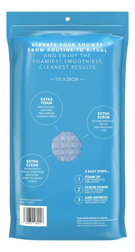 Toallita Exfoliante Bondi Para Una Piel Suave Y Extralarga