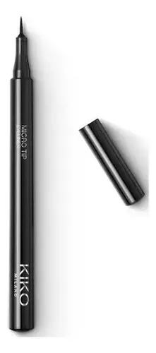 Delineador de Ojos Líquido Kiko Milano Micro Punta Negro Larga Duración