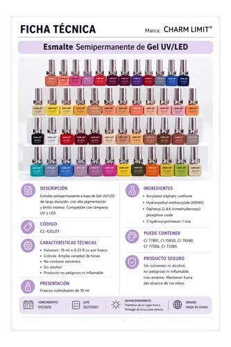 Kit Manicuria Gel Uv Led Esmalte X 30 Semipermanente Oferta!