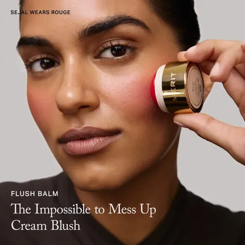 Rubor En Crema Flush Balm Merit Tono Del Maquillaje Cheeky – Cool Pink