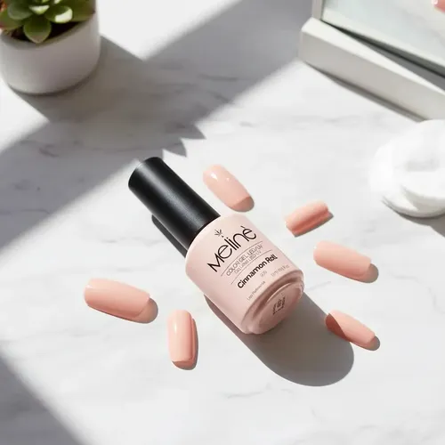 Esmalte de uñas color semipermanente Meliné ESMALTE SEMIPERMANENTE Nude de 15mL de 1 unidades color Cinnamon Roll 939