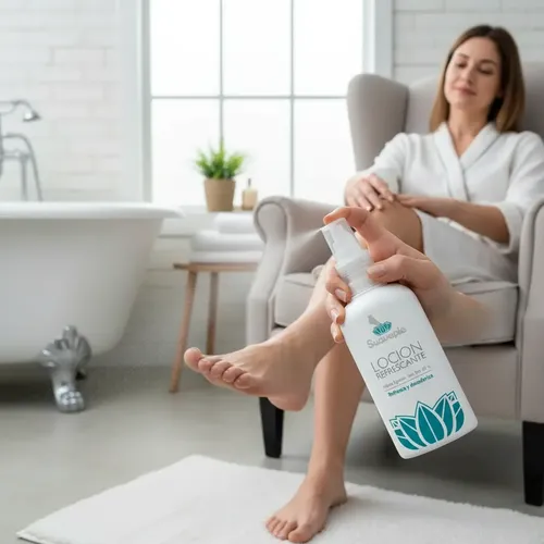 Locion Para Pies Refrescante Descongestiva Suavepie 200cc