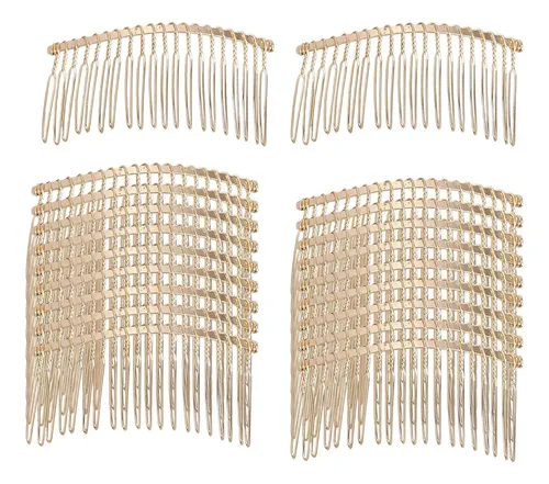 20 Piezas Peines De Novia Accesorios De Cabello Dorados