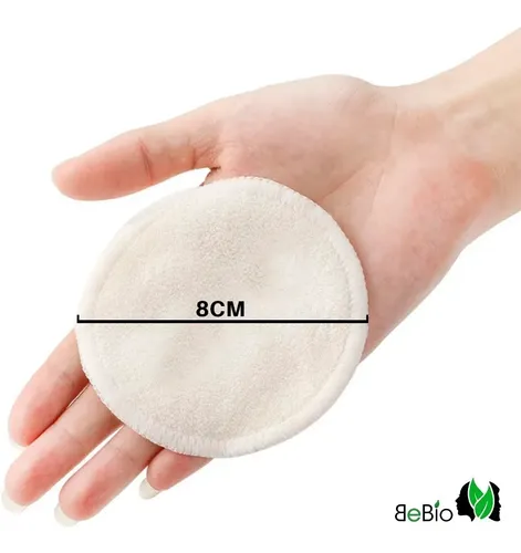 X3 Pads Desmaquillantes Re Utilizables De Algodón Y Bambú