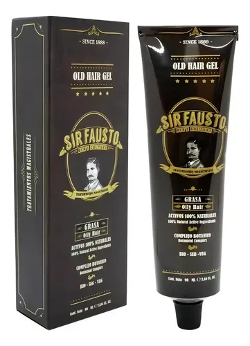 Sir Fausto Old Hair Gel Cabello Graso X 90ml