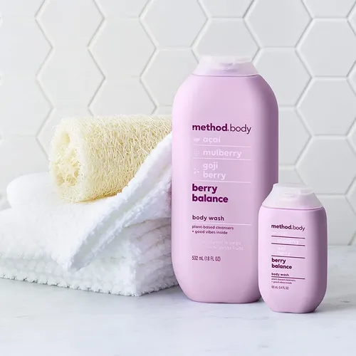Método De Lavado Corporal Berry Balance, 532 Ml, Sin Paraben
