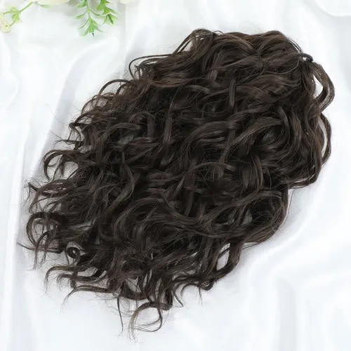Extensiones De Cabello Rizado Para Coleta De 12 Pulgadas Con