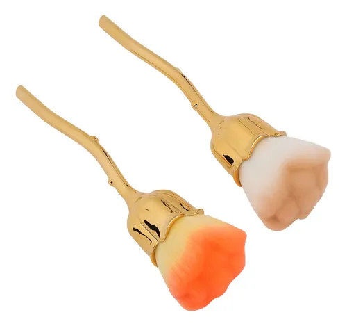 Cepillo Para Uñas, 2 Unidades, Removedor De Polvo Rose .