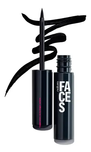 Delineador Líquido De Ojos Faces Natura Cosmeticos