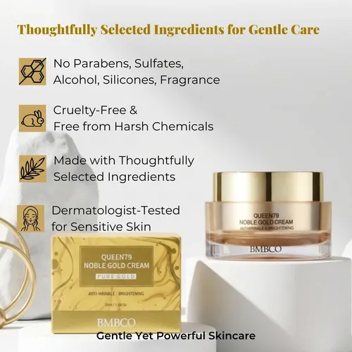 Bmbco Collagen Ceramide Cream With 24k Gold | Anti Aging