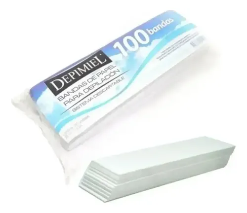 Bandas Depilatorias Descartables Depimiel X 100 Unidades