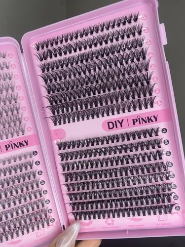 Pestañas Postizas Pelo Por Pelo Extension Diy 10-40d Pinky
