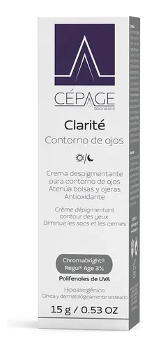 Cepage Clarite Contorno De Ojos Bolsas Ojeras Despigmentante