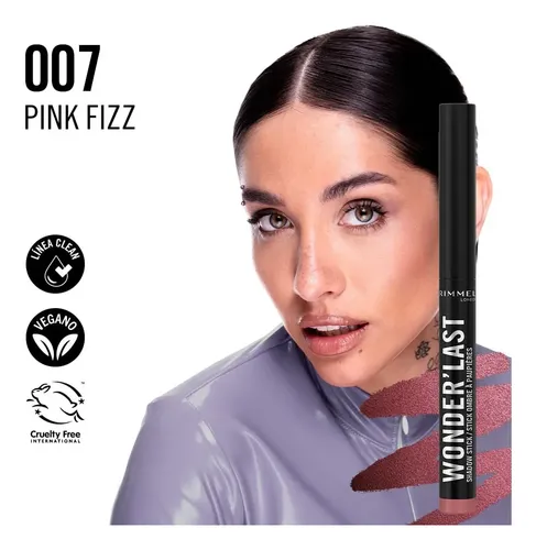 Sombra En Barra Rimmel Wonder’last Shadow Stick 007 Pink Fiz