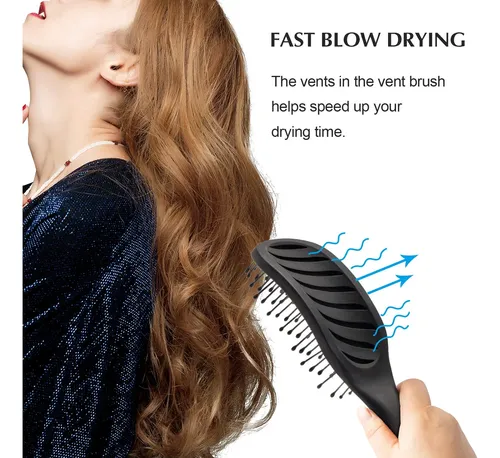Cepillo Para El Cabello Fixbody Curvo Ventilado Para Secado