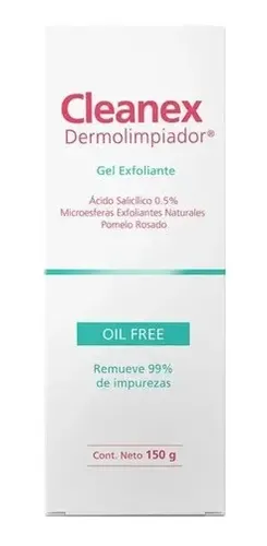 Cleanex Dermolimpiador Gel Exfoliante Oil Free Piel Acneica