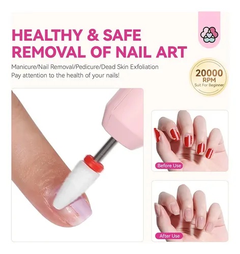 Taladro De Uñas Eléctrico Portátil Advance: Lima De Uñas