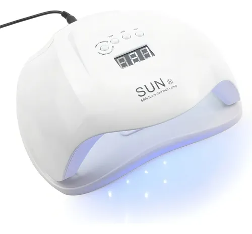 Cabina Uñas Profesional Uv Led 54w Sun X Semi-gel-acrilico Color Blanco
